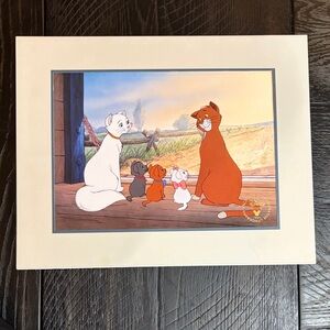 Disney Store 1996 Exclusive Commemorative Lithograph The Aristocrats